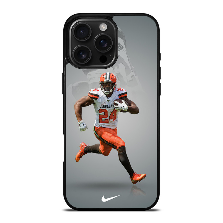 NICK CHUBB CLEVELAND BROWNS NIKE iPhone 16 Pro Max Case Cover NICK CHUBB CLEVELAND BROWNS NIKE iPhone 16 Pro Max Case Cover