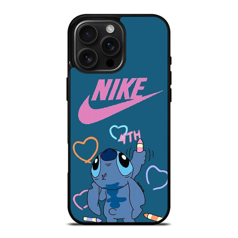 NIKE LILO AND STITCH CARTOON iPhone 16 Pro Max Case Cover