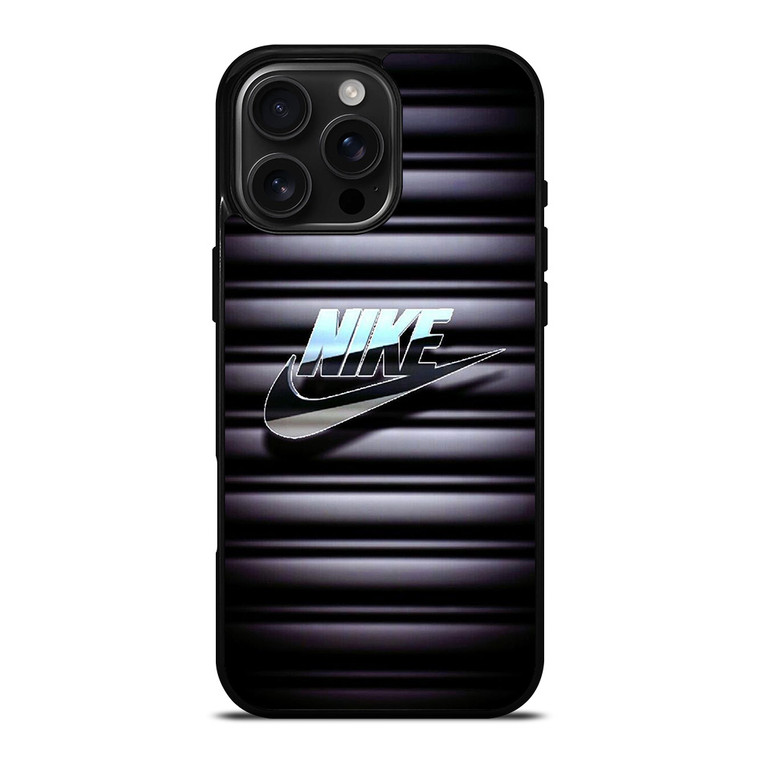 NIKE METAL GLASS LOGO iPhone 16 Pro Max Case Cover