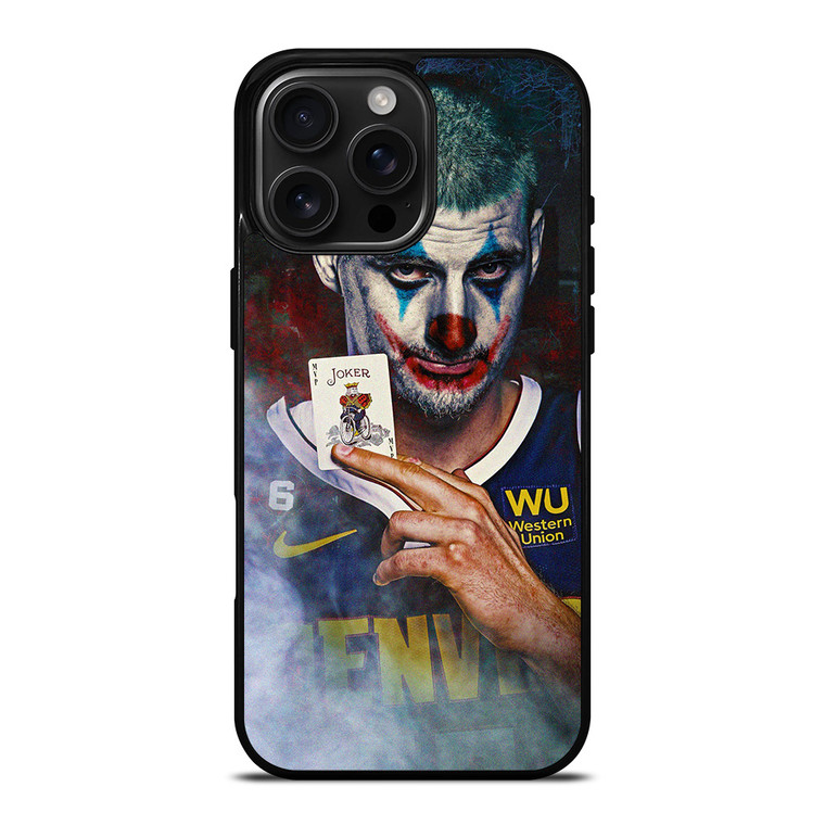 NIKOLA JOKIC JOKER DENVER NUGGETS iPhone 16 Pro Max Case Cover NIKOLA JOKIC JOKER DENVER NUGGETS iPhone 16 Pro Max Case Cover