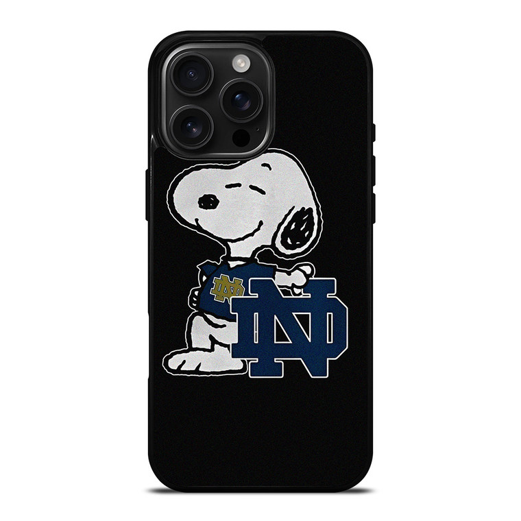 NOTRE DAMME SNOOPY iPhone 16 Pro Max Case Cover