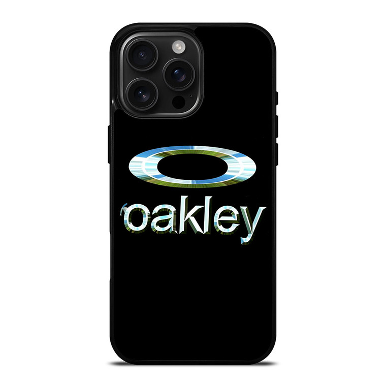 OAKLEY METAL BLACK EMBLEM iPhone 16 Pro Max Case Cover