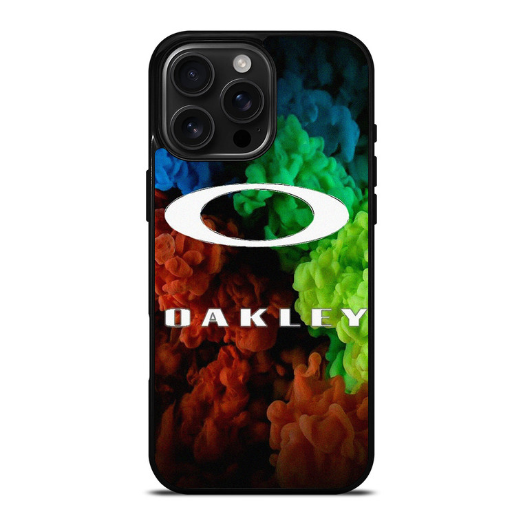 OAKLEY SMOKE EMBLEM iPhone 16 Pro Max Case Cover