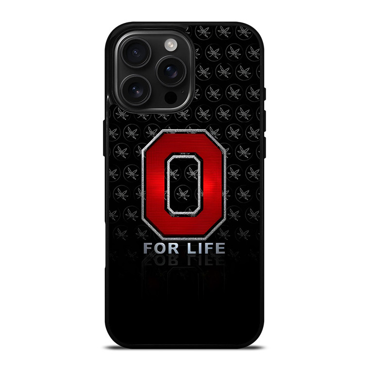 OHIO STATE BUCKEYES WEEDS LOGO iPhone 16 Pro Max Case Cover
