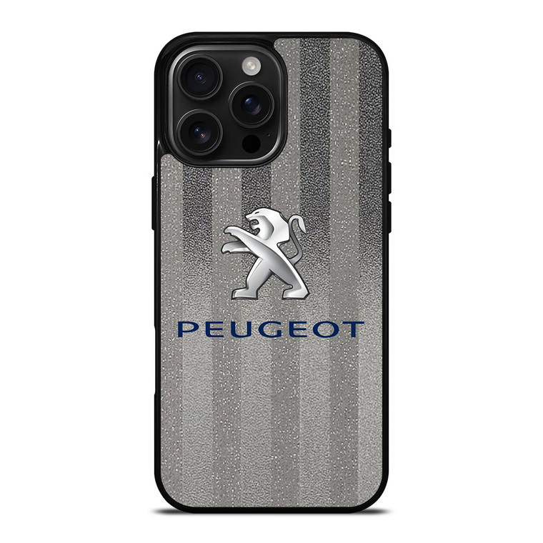 PEUGEOT CAR METAL EMBLEM iPhone 16 Pro Max Case Cover