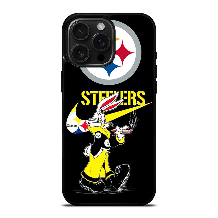 PITTSBURGH STELER LOONEY TUNES NIKE iPhone 16 Pro Max Case Cover