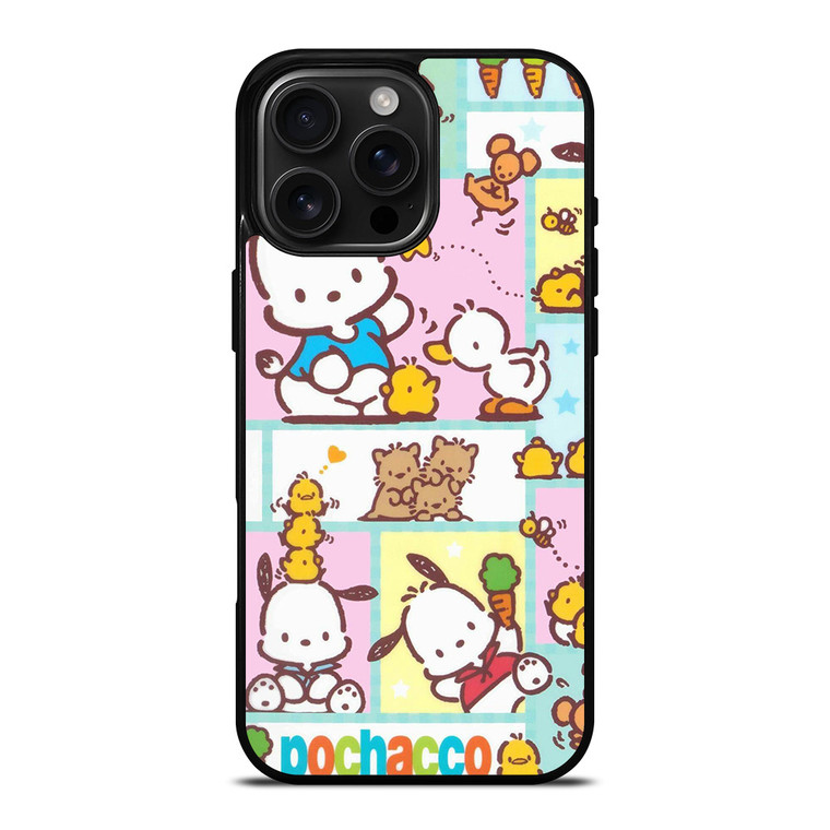 POCHACCO CUTE CARTOON COLLAGE iPhone 16 Pro Max Case Cover