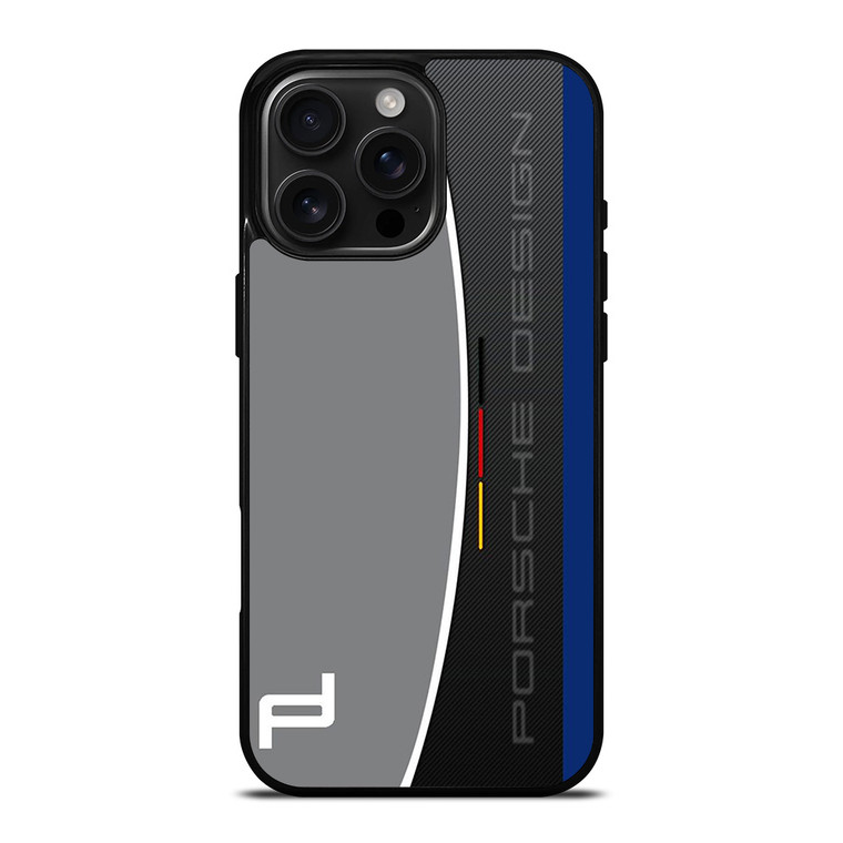 PORSCHE DESIGN CARBON LOGO iPhone 16 Pro Max Case Cover