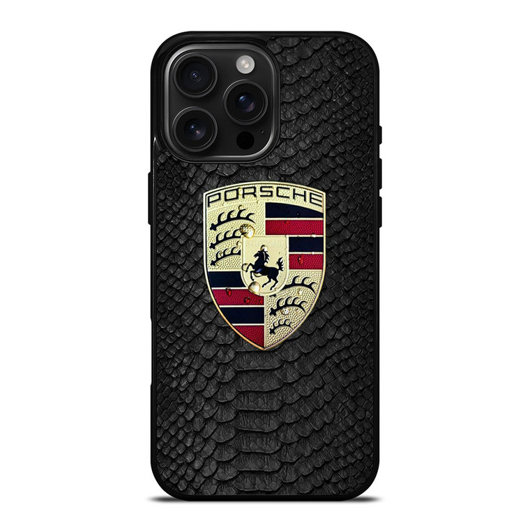 PORSCHE SNAKE SKIN LOGO iPhone 16 Pro Max Case Cover
