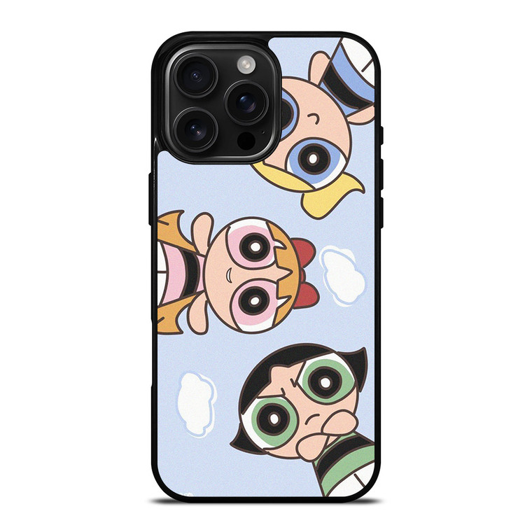 POWERPUFF GIRLS CARTOON CUTE iPhone 16 Pro Max Case Cover