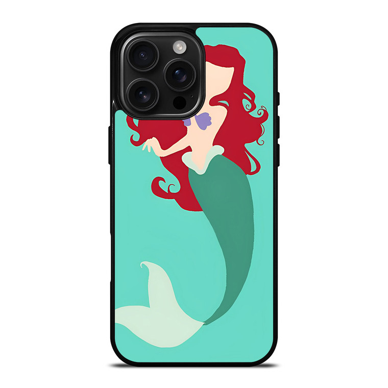 PRINCESS ARIEL LITTLE MERMAID MINIMALIST iPhone 16 Pro Max Case Cover