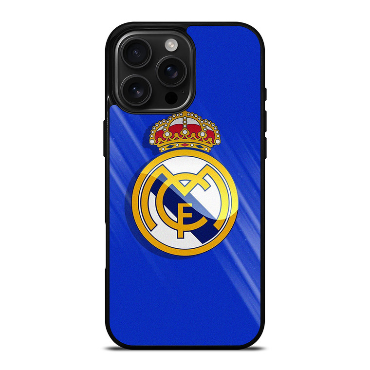 REAL MADRID CF FOOTBALL EMBLEM iPhone 16 Pro Max Case Cover