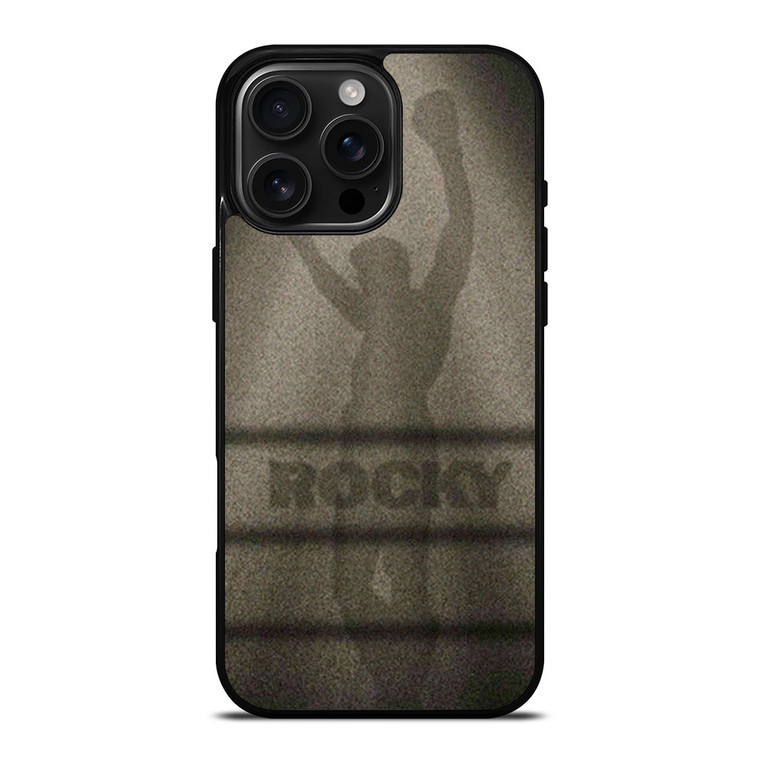 ROCKY BALBOA BOXING SILHOUETTE iPhone 16 Pro Max Case Cover