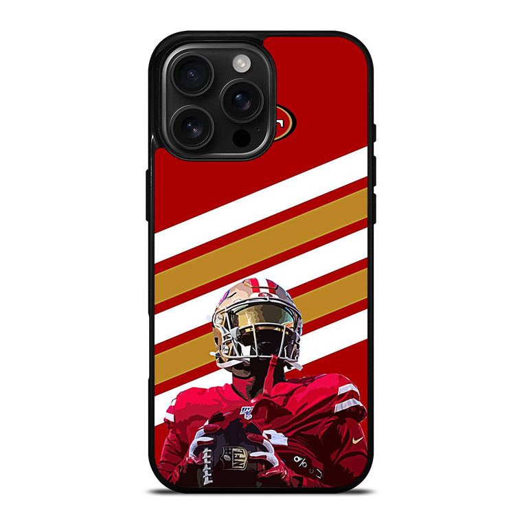 SAN FRANCISCO 49ERS STRIPE LOGO iPhone 16 Pro Max Case Cover