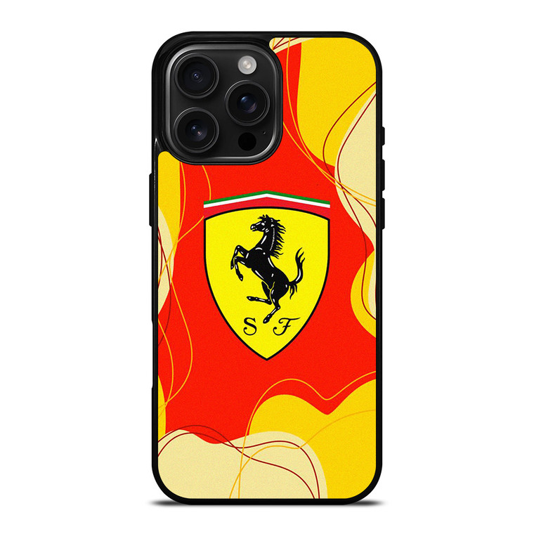 SCUDERIA FERRARI AESTHETIC LOGO iPhone 16 Pro Max Case Cover
