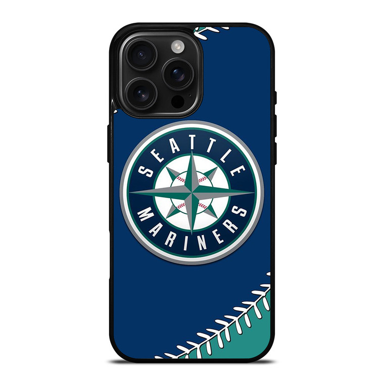 SEATTLE MARINERS BASEBALL LOGO iPhone 16 Pro Max Case Cover