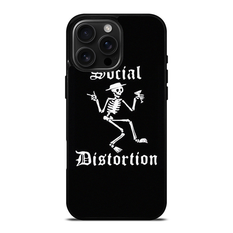 SOCIAL DISTORTION ROCK BAND SKULL SYMBOL iPhone 16 Pro Max Case Cover