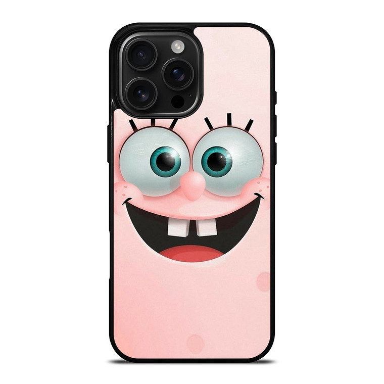 SPONGEBOB SQUAREPANTS CARTOON PINK iPhone 16 Pro Max Case Cover
