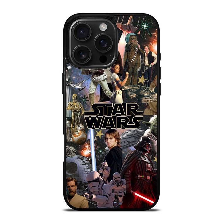 STAR WARS CHARACTERS COLLAGE iPhone 16 Pro Max Case Cover