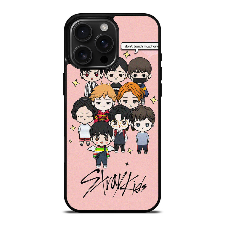 STRAY KIDS CARTOON CUTE iPhone 16 Pro Max Case Cover