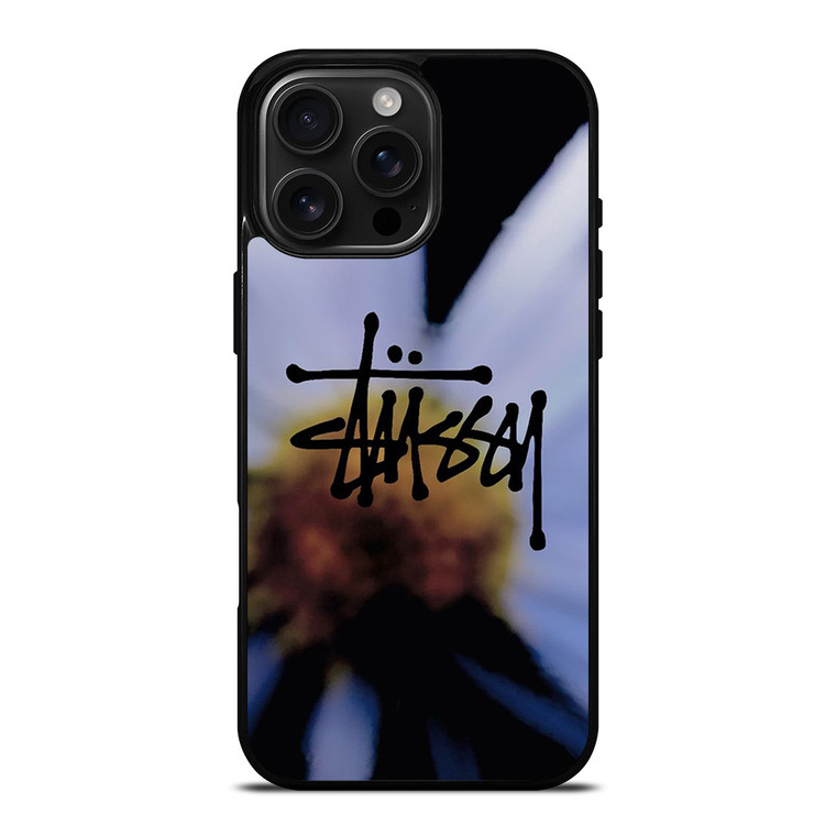 STUSSY DAISY LOGO iPhone 16 Pro Max Case Cover