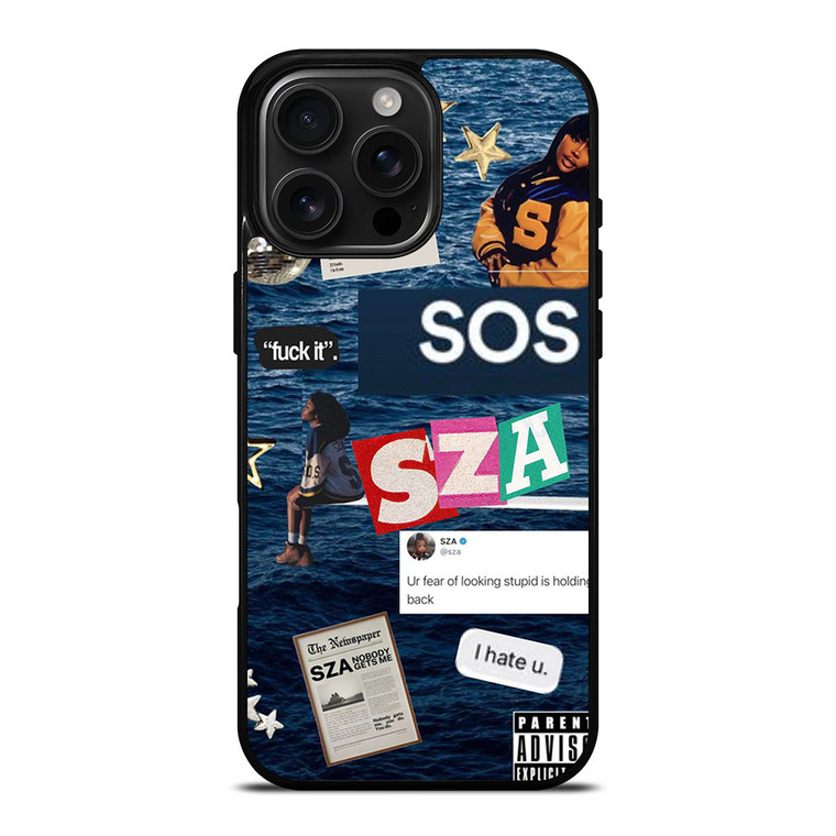 SZA SOS ALBUM COLLAGE iPhone 16 Pro Max Case Cover