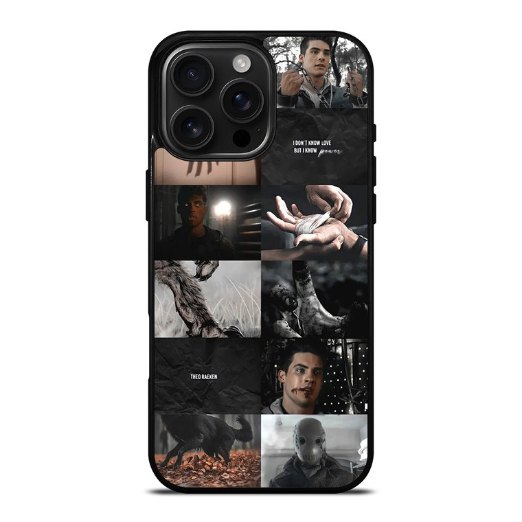 THEO RAEKEN TEEN WOLF COLLAGE iPhone 16 Pro Max Case Cover