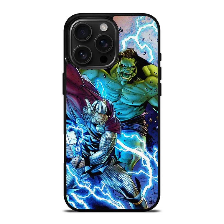 THOR VS HULK MARVEL CARTOON iPhone 16 Pro Max Case Cover