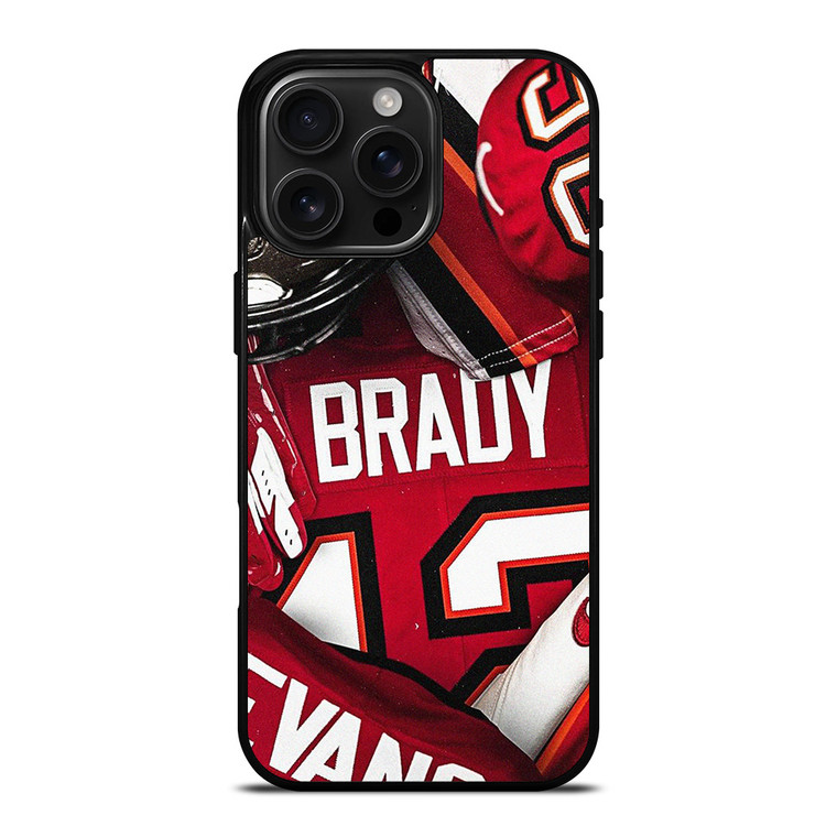 TOM BRADY TAMPA BAY BUCCANEERS KIT iPhone 16 Pro Max Case Cover