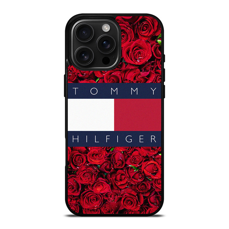 TOMMY HILFIGER ROSES LOGO iPhone 16 Pro Max Case Cover