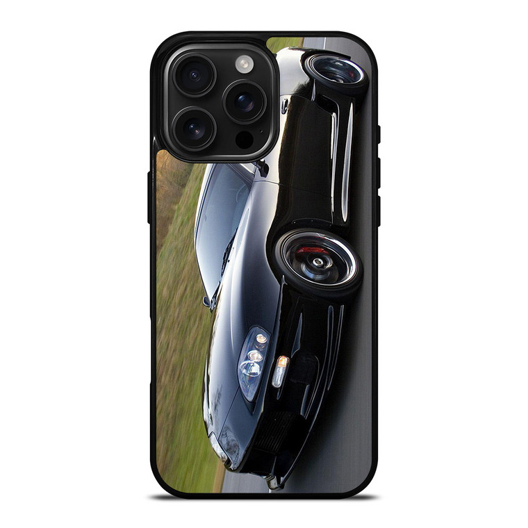 TOYOTA SUPRA MK4 BLACK iPhone 16 Pro Max Case Cover
