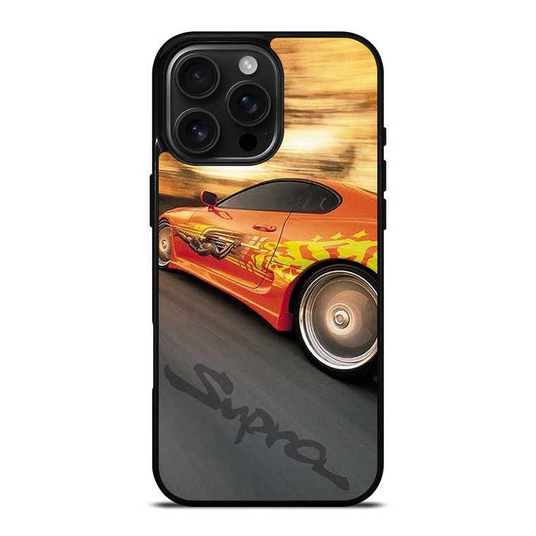 TOYOTA SUPRA PAUL WALKER LOGO iPhone 16 Pro Max Case Cover