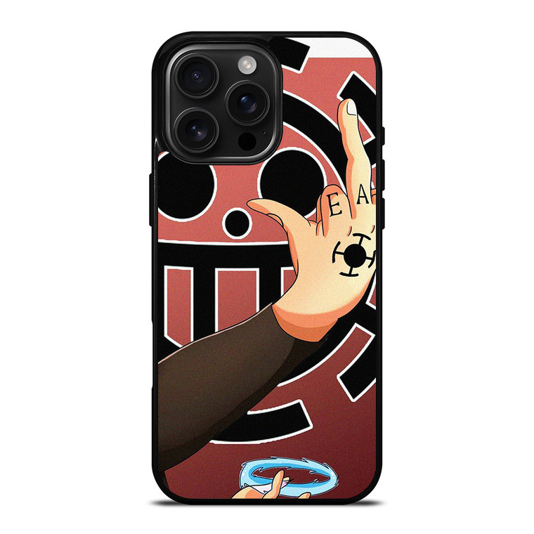 TRAFALGAR LAW ONE PIECE SYMBOL iPhone 16 Pro Max Case Cover
