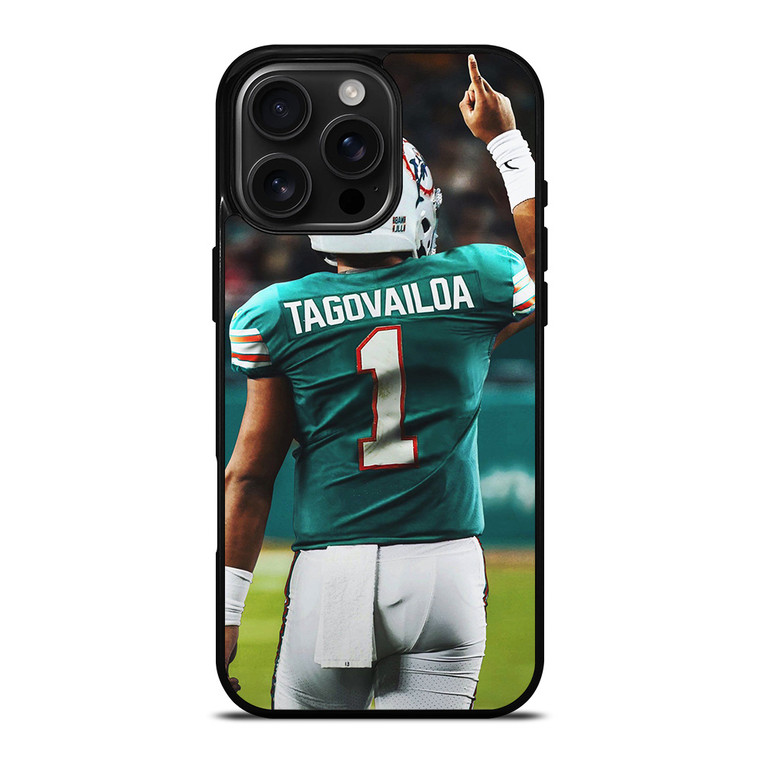 TUA TAGOVAILOA MIAMI DOLPHINS NFL iPhone 16 Pro Max Case Cover