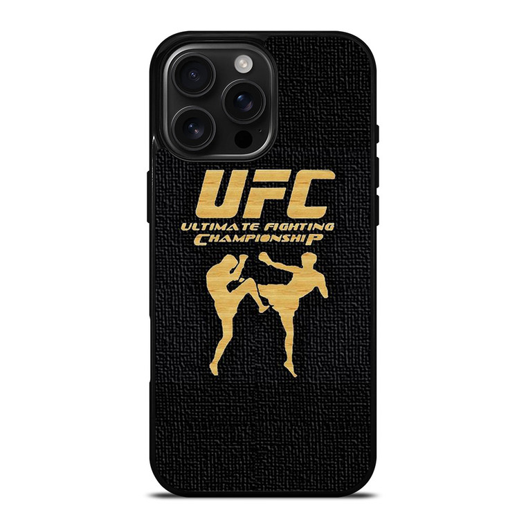UFC FIGHTING FABRIC LOGO iPhone 16 Pro Max Case Cover