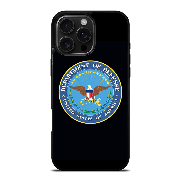 UNITED STATES DEPARTMENT OF DEFENSE iPhone 16 Pro Max Case Cover