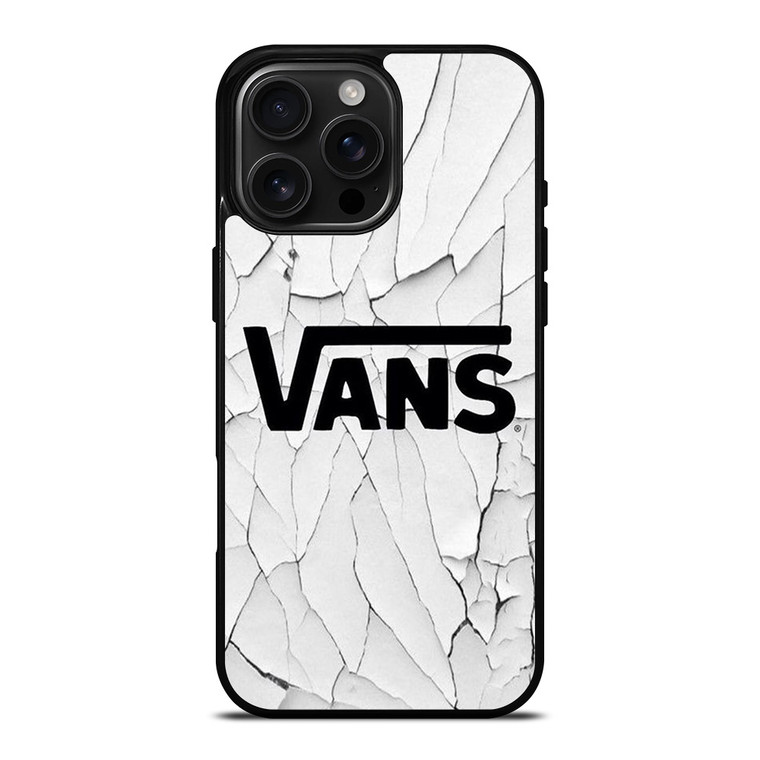 VANS LOGO BROKEN WHITE iPhone 16 Pro Max Case Cover