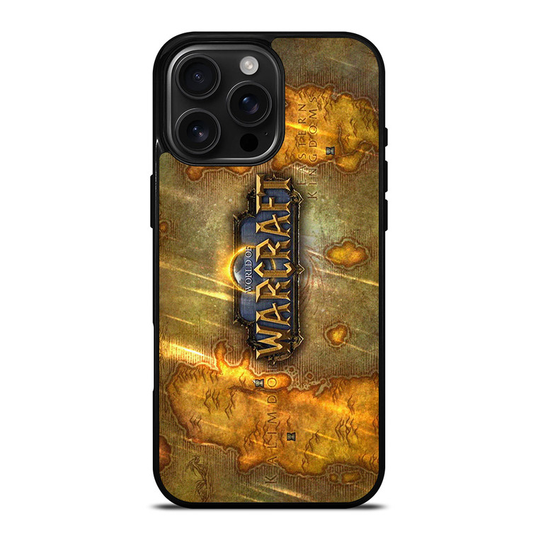 WORLD OF WARCRAFT GAMES MAP 2 iPhone 16 Pro Max Case Cover