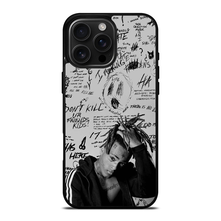 XXXTENTACION RAPPER SCRIBBLE iPhone 16 Pro Max Case Cover