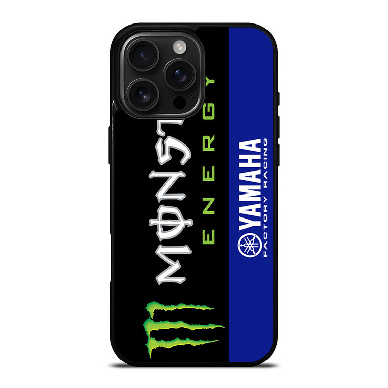 YAMAHA FACTORY RACING MONSTER ENERGY iPhone 16 Pro Max Case Cover YAMAHA FACTORY RACING MONSTER ENERGY iPhone 16 Pro Max Case Cover