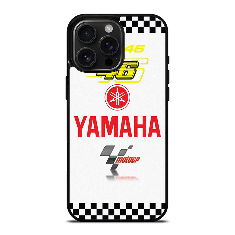 YAMAHA VALENTINO ROSSI VR46 MOTO GP iPhone 16 Pro Max Case Cover