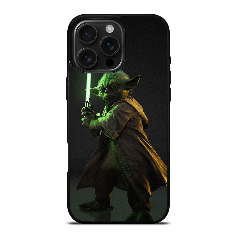 YODA STAR WARS LIGHTSABER 2 iPhone 16 Pro Max Case Cover