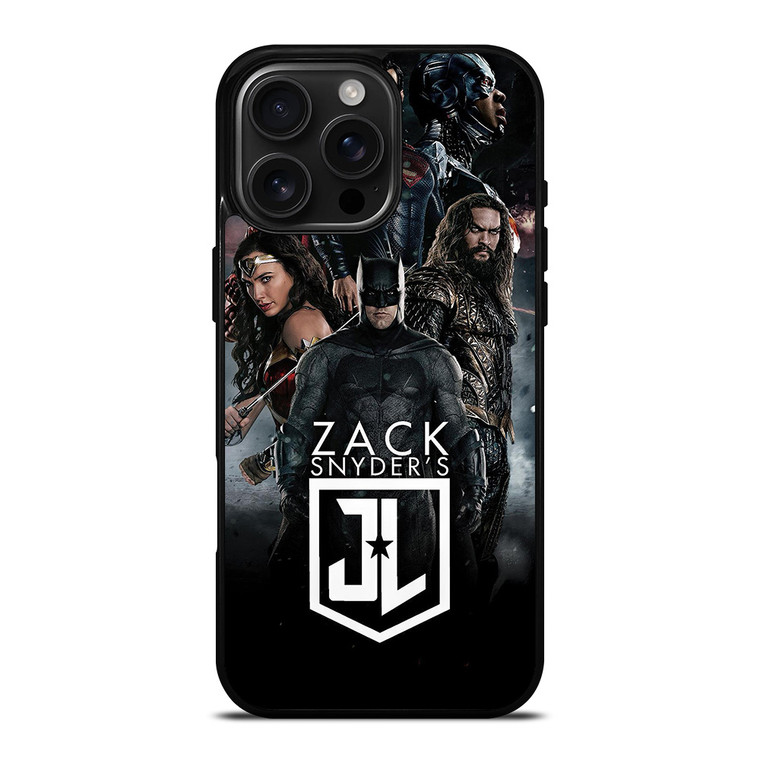 ZACK SNYDERS JUSTICE LEAGUE SUPERHERO iPhone 16 Pro Max Case Cover