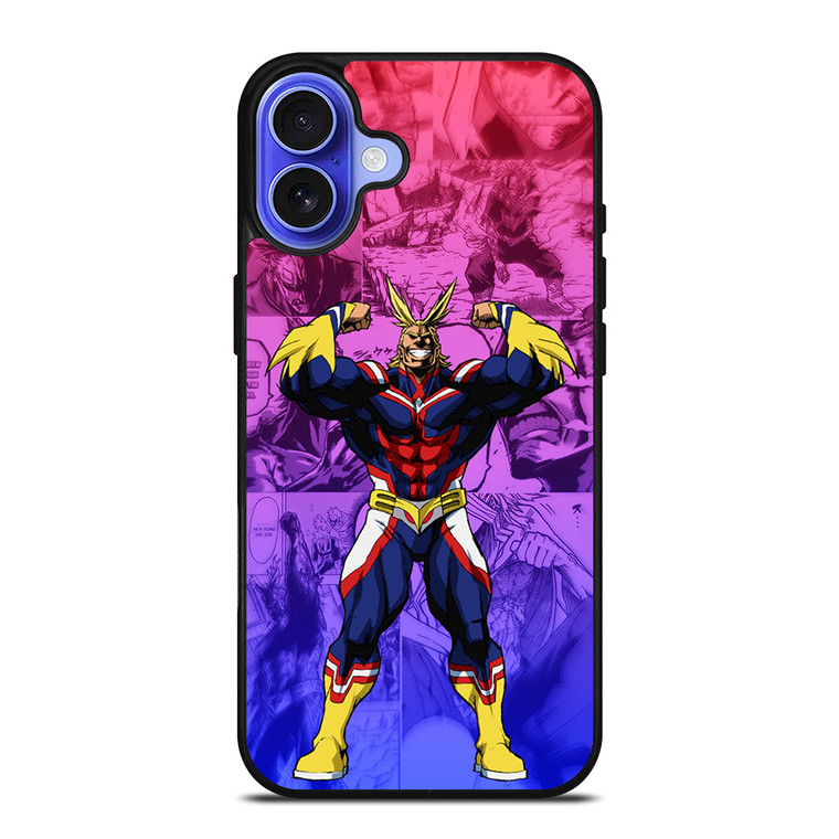 ALL MIGHT MY HERO ACADEMIA ANIME iPhone 16 Case Cover ALL MIGHT MY HERO ACADEMIA ANIME iPhone 16 Case Cover