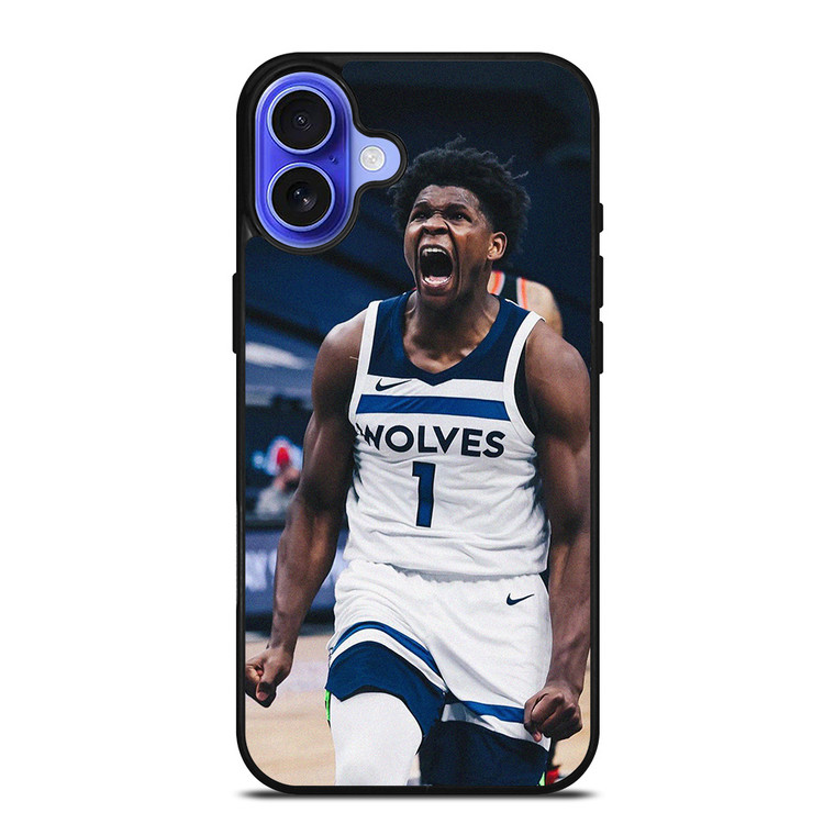 ANTHONY EDWARDS MINNESOTA TIMBERWOLVES NBA iPhone 16 Case Cover
