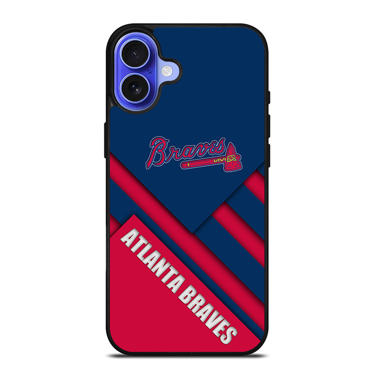 ATLANTA BRAVES BASEBALL ABSTRACT LOGO iPhone 16 Case Cover