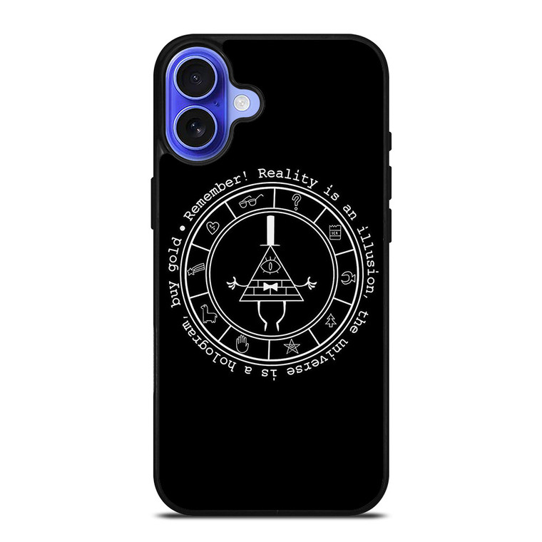 BILL CIPHER WHEEL SYMBOL iPhone 16 Case Cover