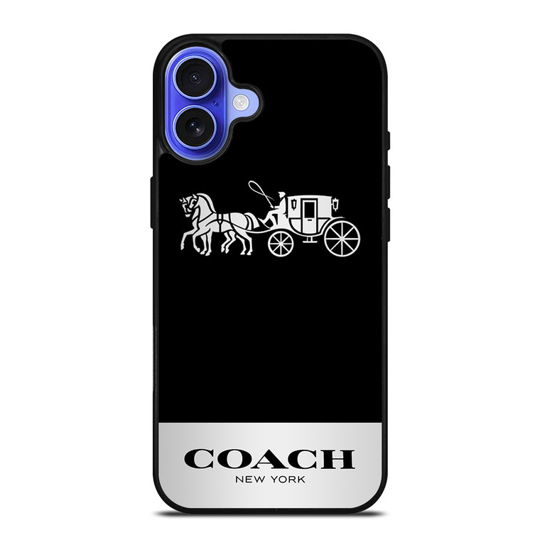 COACH NEW YORK LOGO iPhone 16 Case Cover