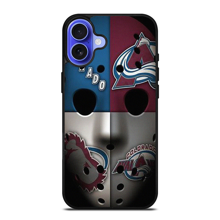 COLORADO AVALANCHE JASON FRIDAY MASK iPhone 16 Case Cover