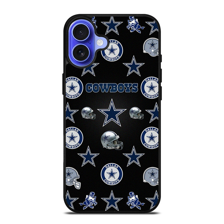 DALLAS COWBOYS FOOTBALL NFL PATTERN iPhone 16 Case Cover